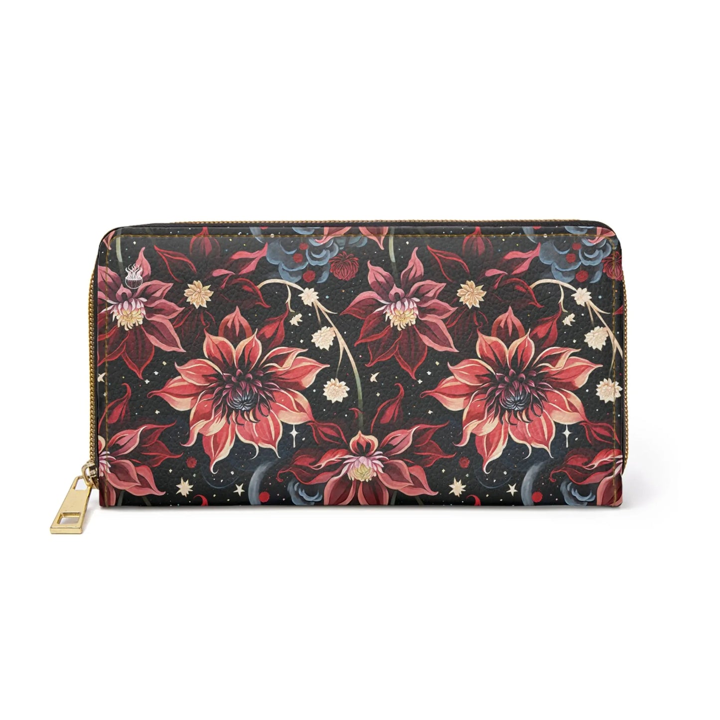 Twilight Dahlia Zipper Wallet - by Jelly Kvlt