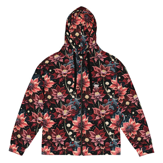 Twilight Dahlia Comfort Zip Hoodie | Soft & Stylish