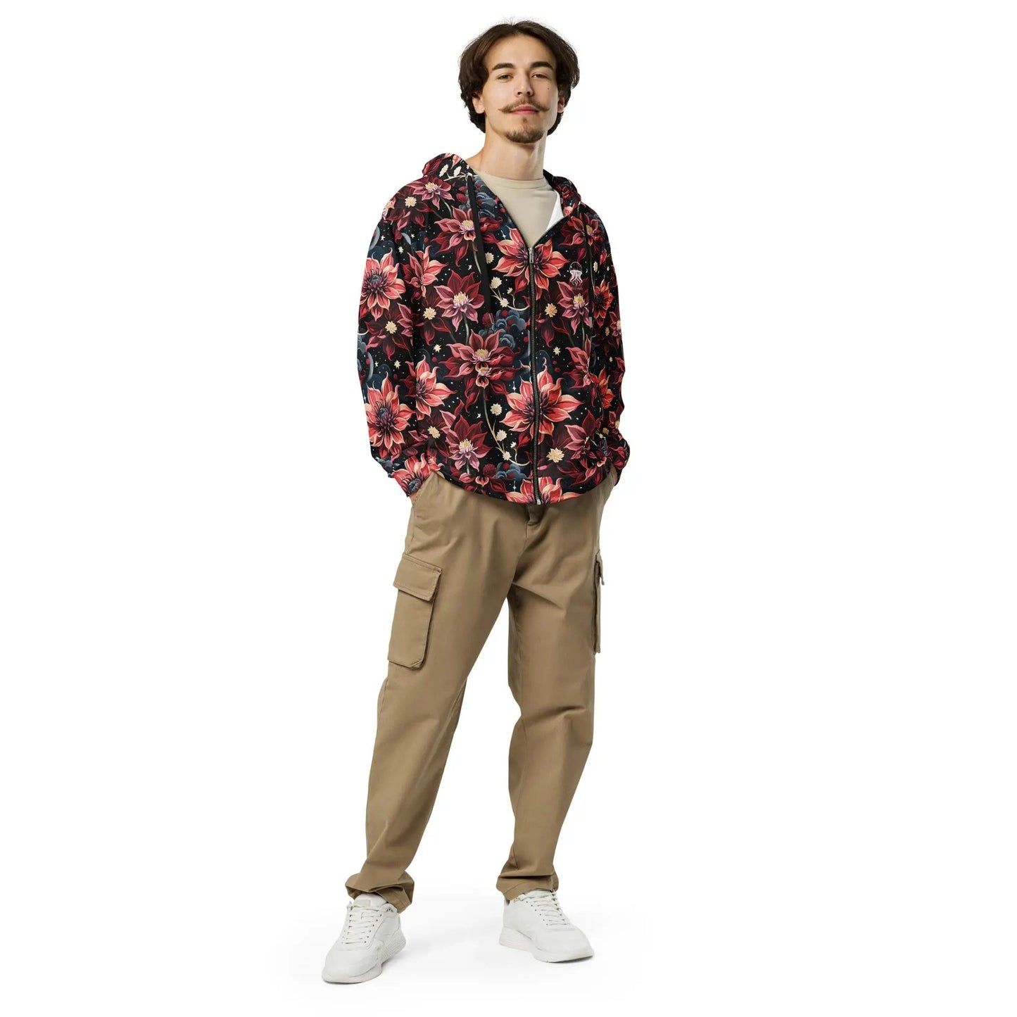 Twilight Dahlia Comfort Zip Hoodie | Soft & Stylish