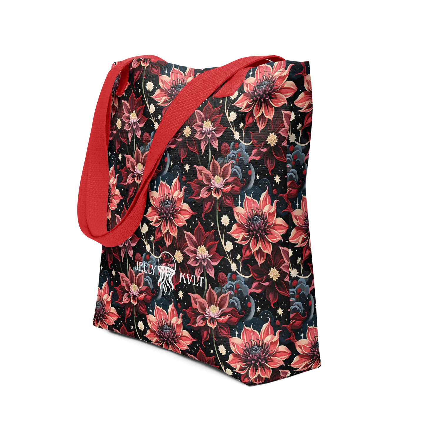 Twilight Dahlia tote bag - by Jelly Kvlt