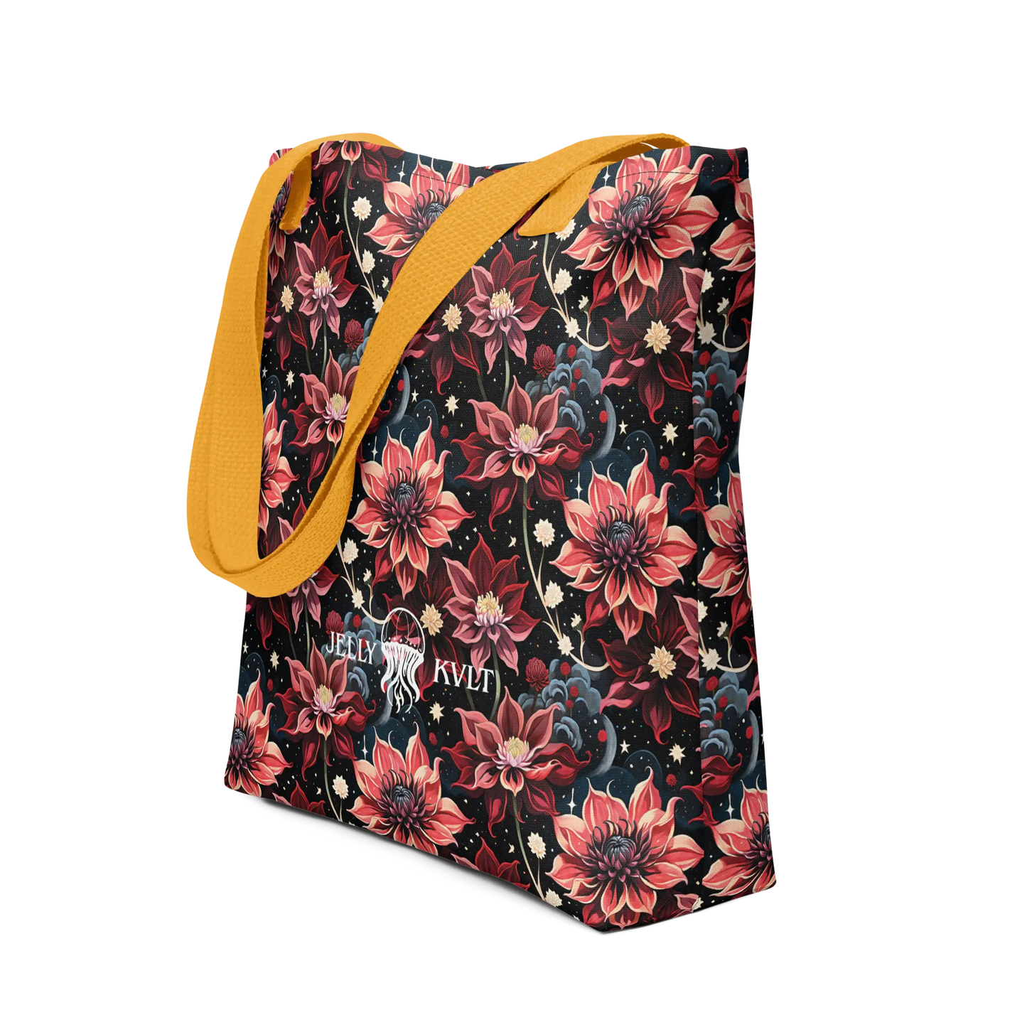 Twilight Dahlia tote bag - by Jelly Kvlt