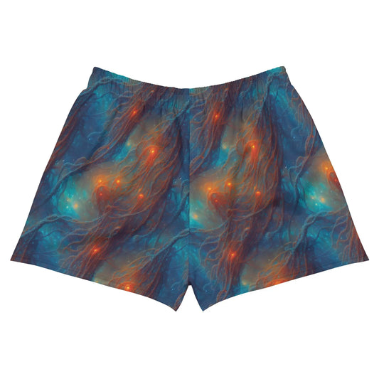 Unisex Athletic Shorts - Nebular Nexus - by Jelly Kvlt