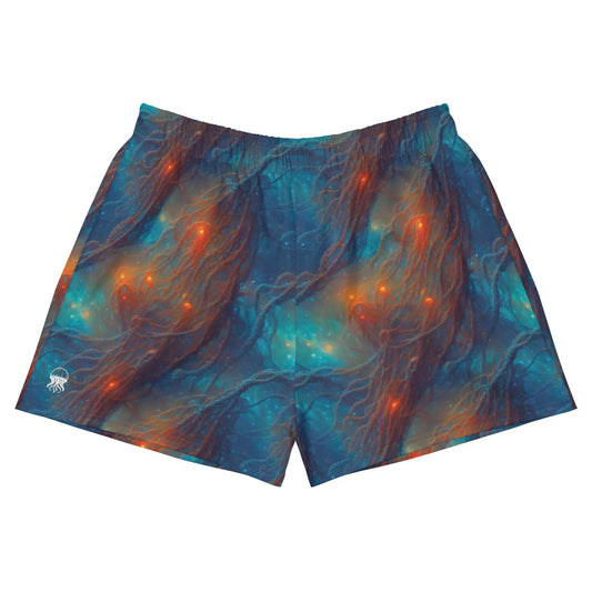 Unisex Athletic Shorts - Nebular Nexus - by Jelly Kvlt