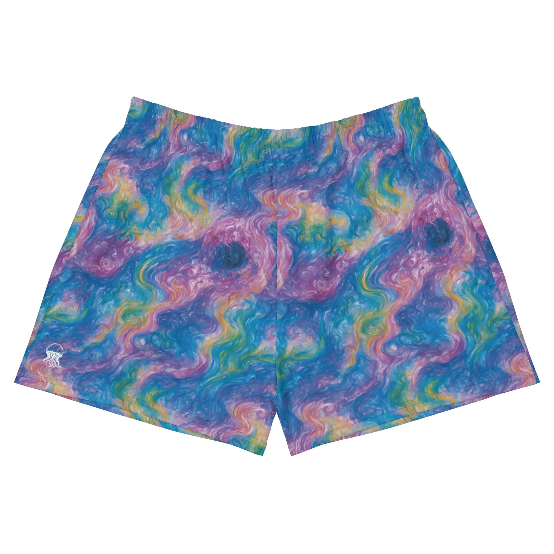 Unisex Athletic Shorts - Quantum Drift - by Jelly Kvlt