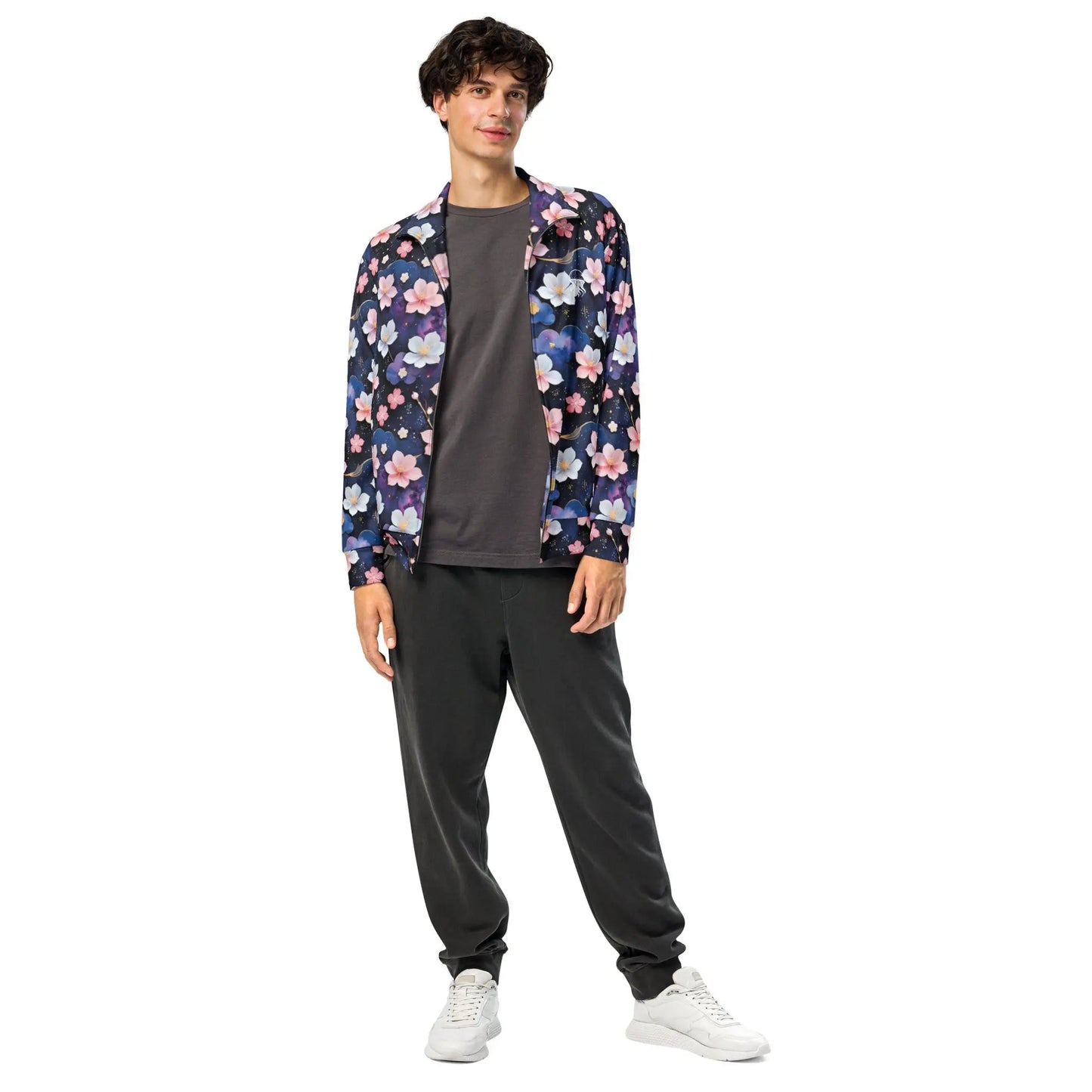 Unisex track jacket - Cosmic Sakura