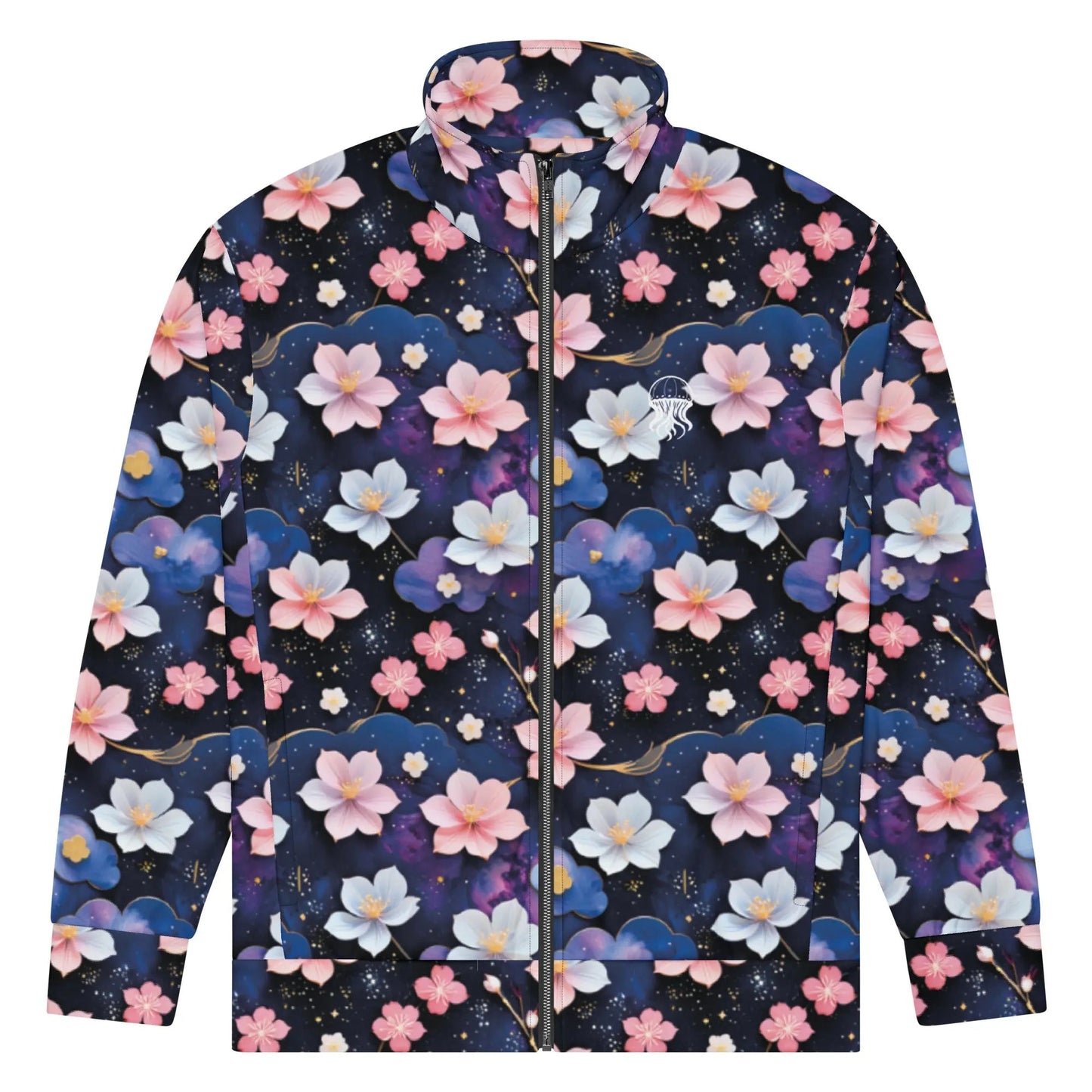 Unisex track jacket - Cosmic Sakura