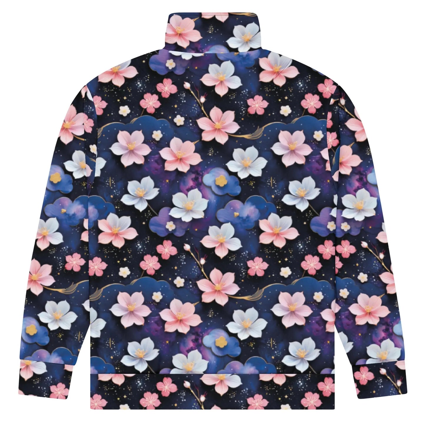 Unisex track jacket - Cosmic Sakura