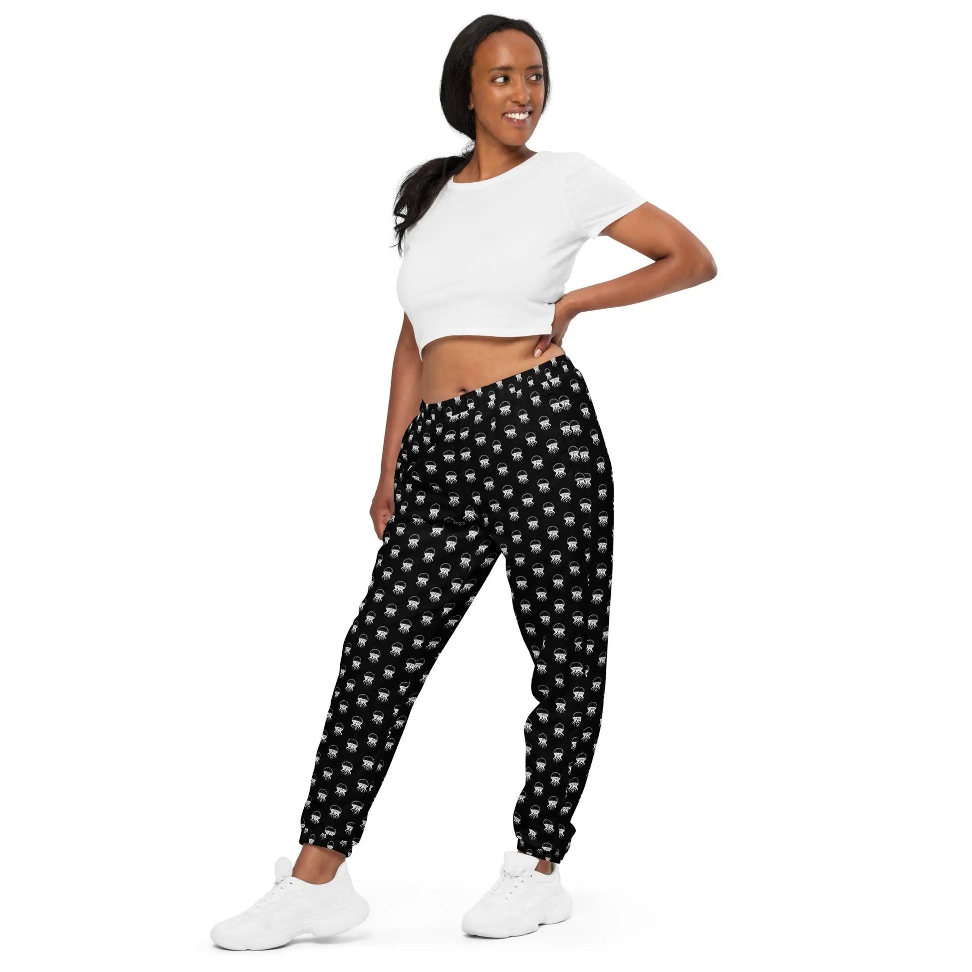 Unisex Track Pants - Jellyfish Invaders: Cosmic Comfort & Style