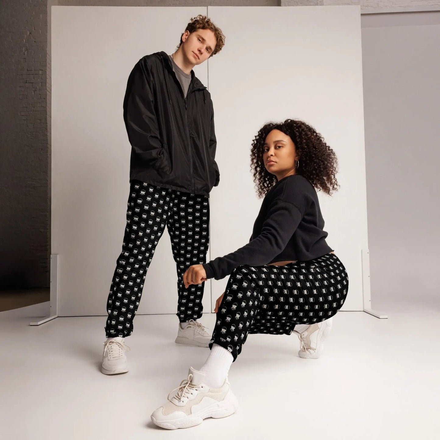 Unisex Track Pants - Jellyfish Invaders: Cosmic Comfort & Style