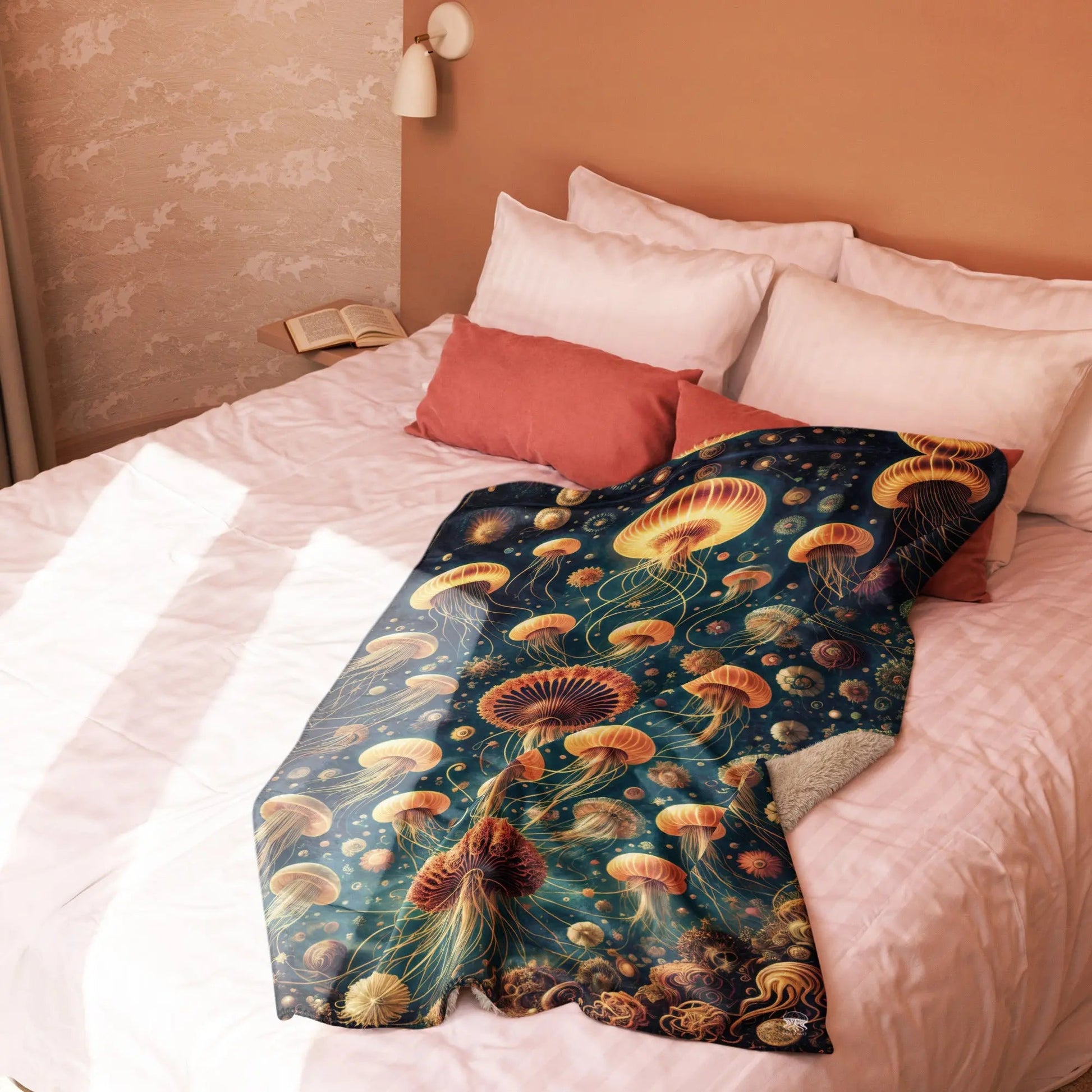 Eldritch Ballet Warm Sherpa Blanket - by Jelly Kvlt