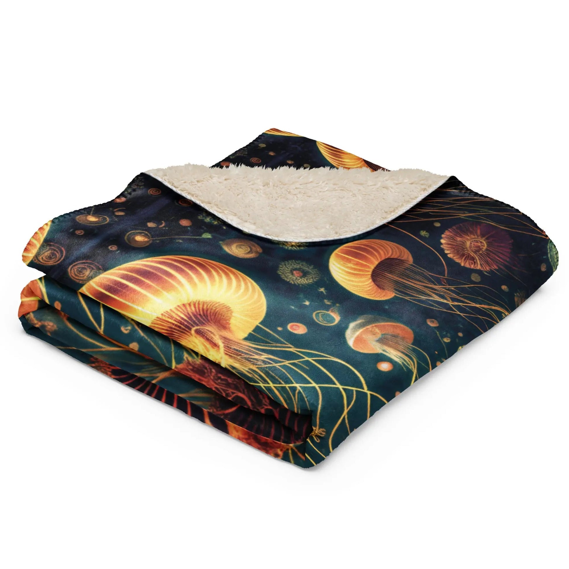 Eldritch Ballet Warm Sherpa Blanket - by Jelly Kvlt