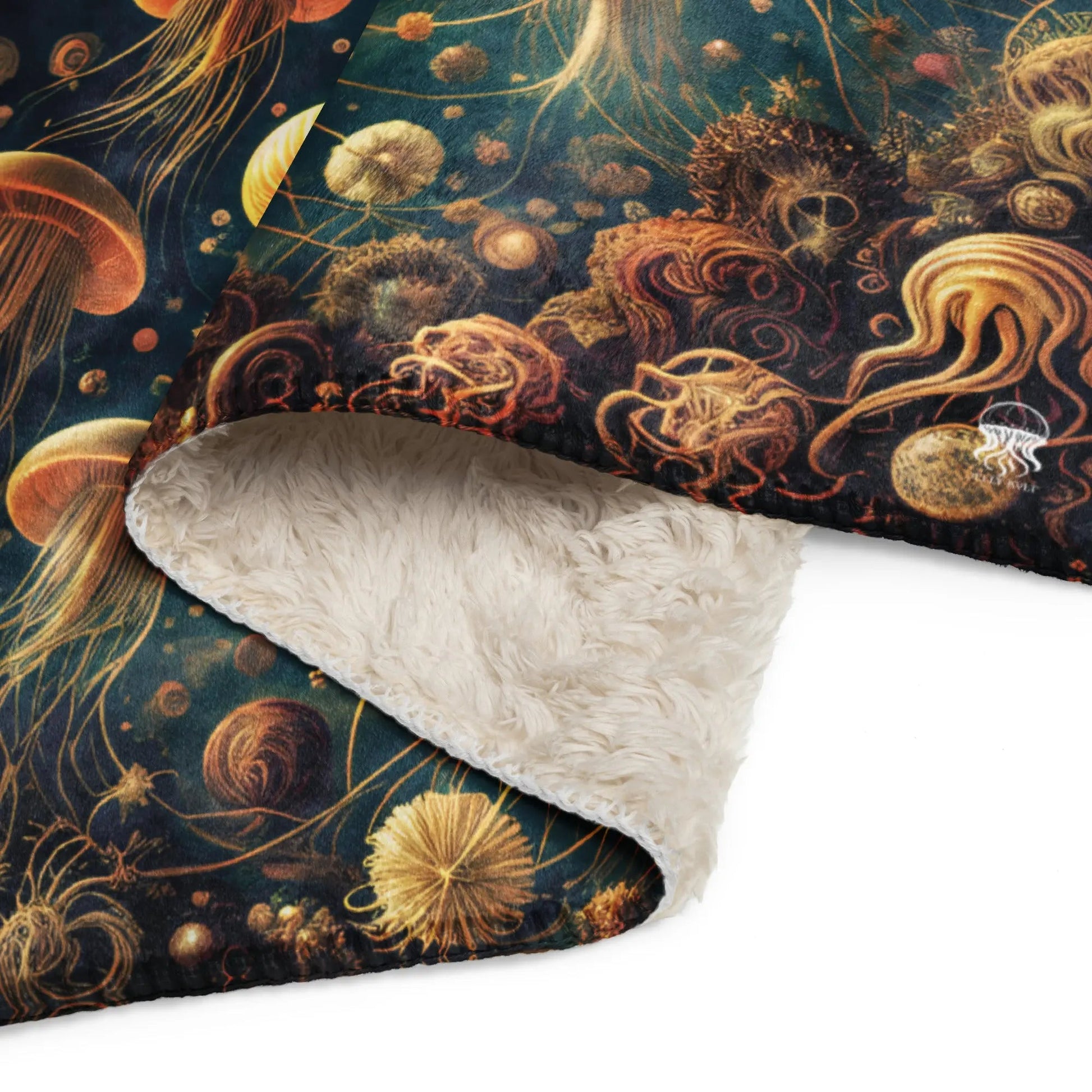 Eldritch Ballet Warm Sherpa Blanket - by Jelly Kvlt