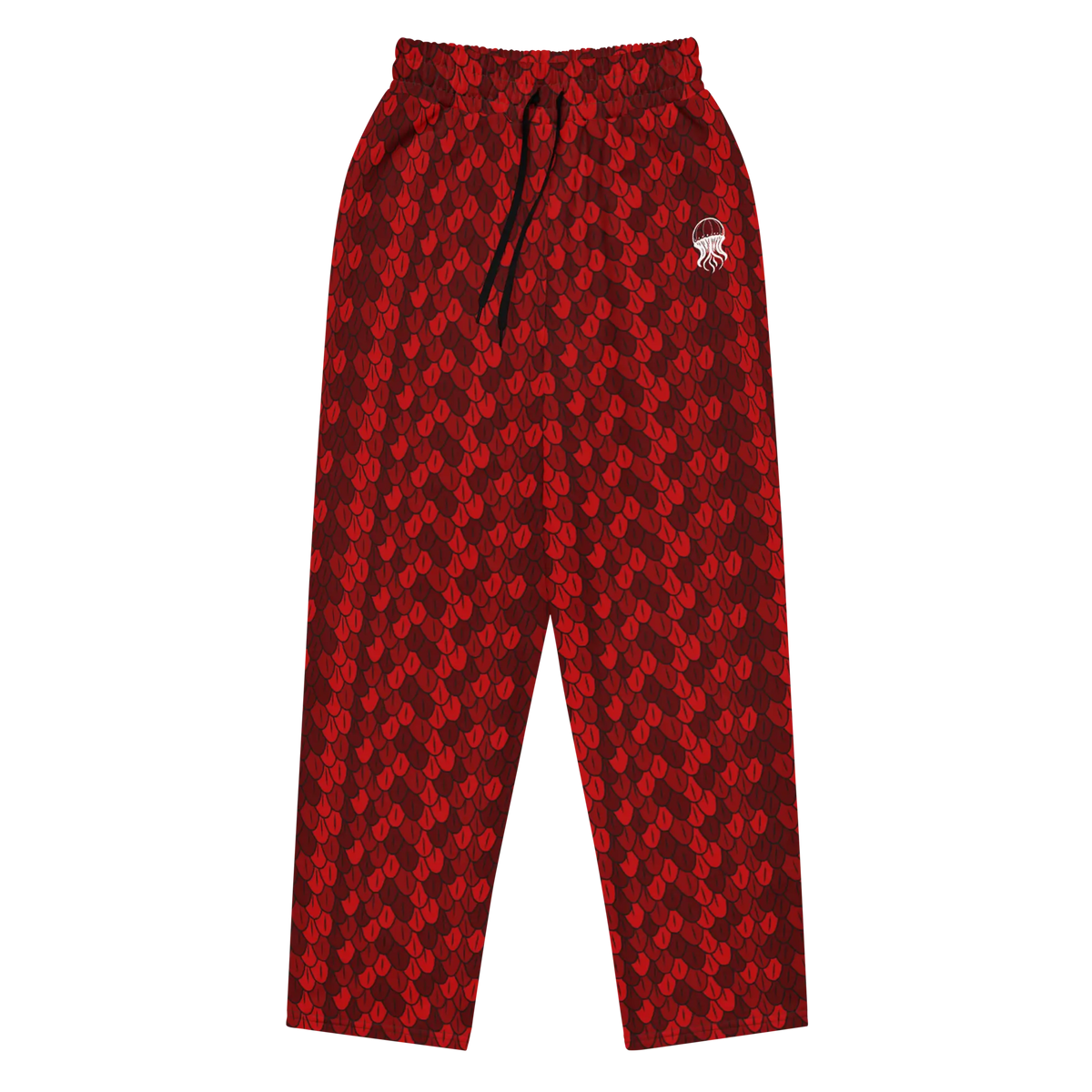 Wide Leg Joggers Carmine Wyrm - by Jelly Kvlt