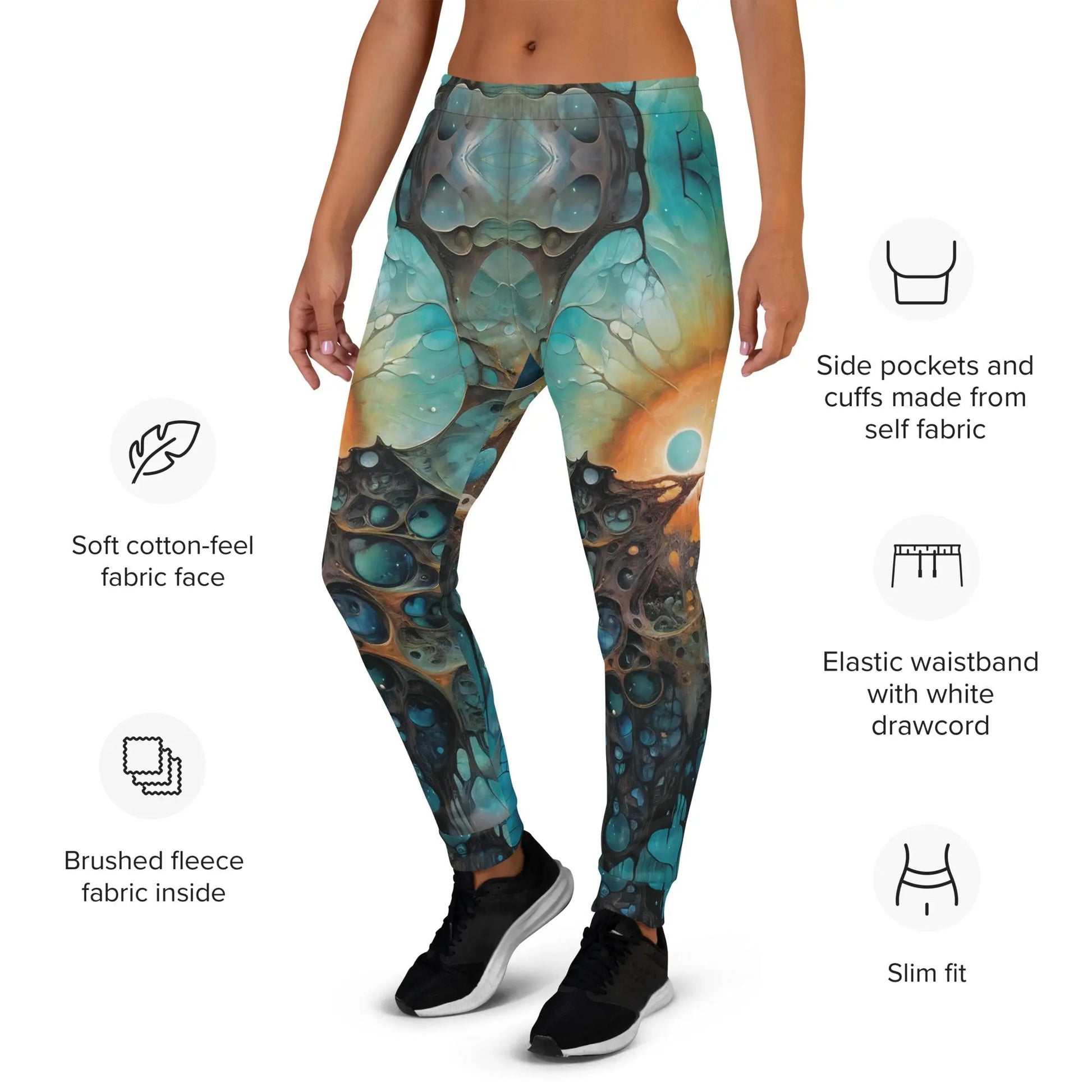 Women's Joggers - Chthonic Echoes | Jelly Kvlt