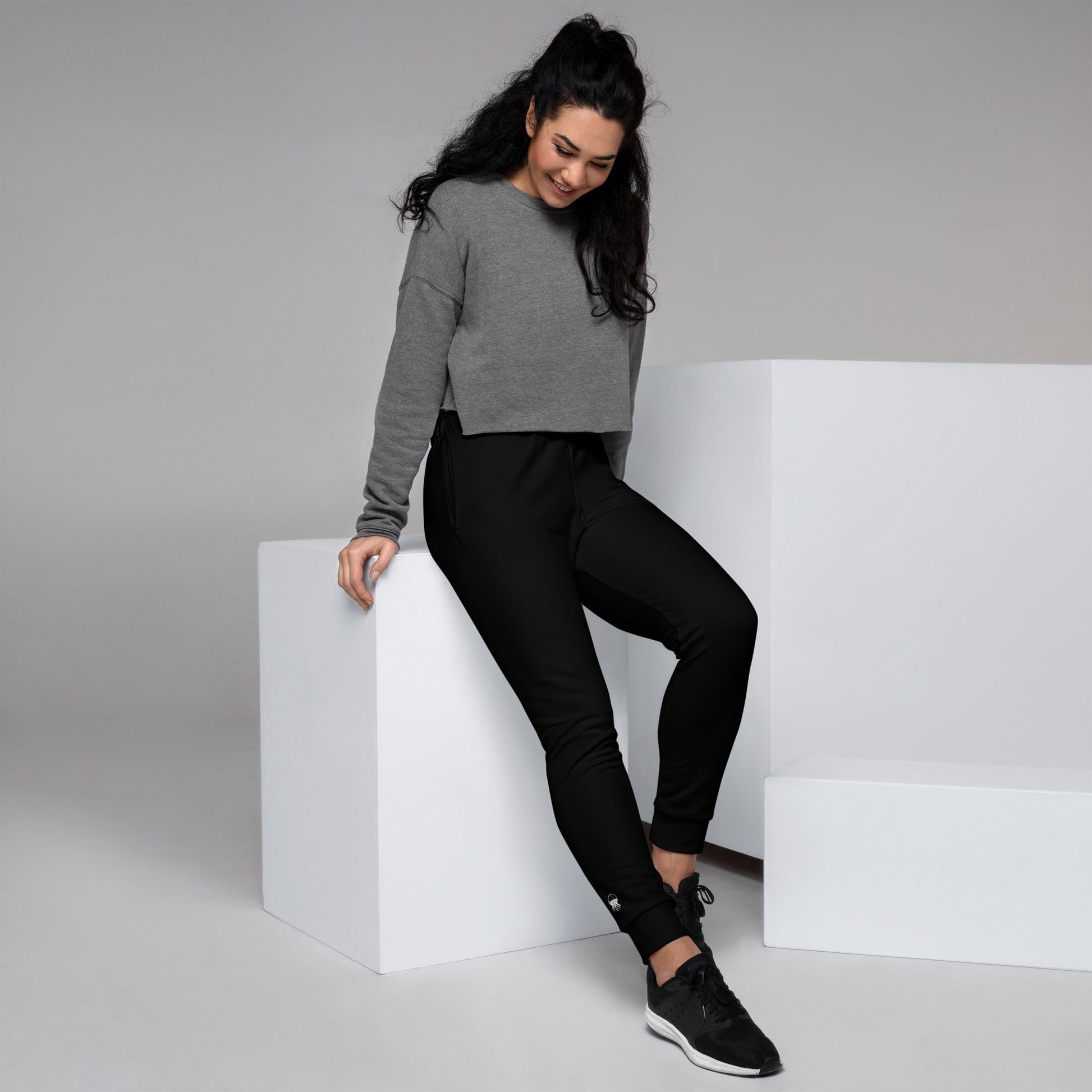 Women’s Comfortable Joggers - Noir | Jelly Kvlt