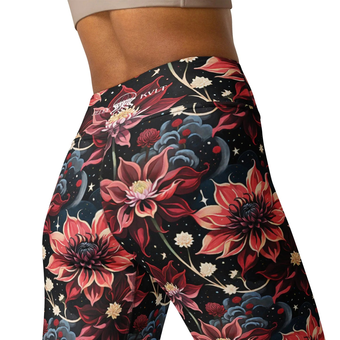 Twilight Dahlia Yoga Leggings