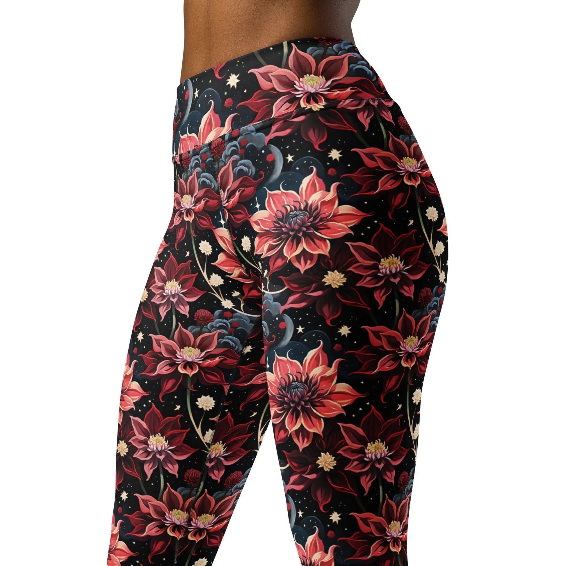 Twilight Dahlia Yoga Leggings