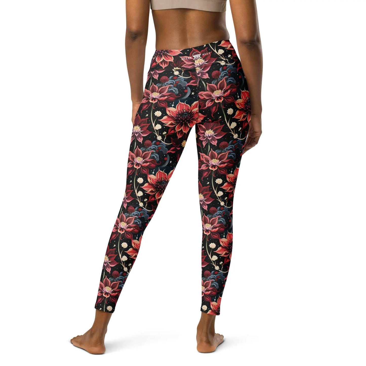 Twilight Dahlia Yoga Leggings