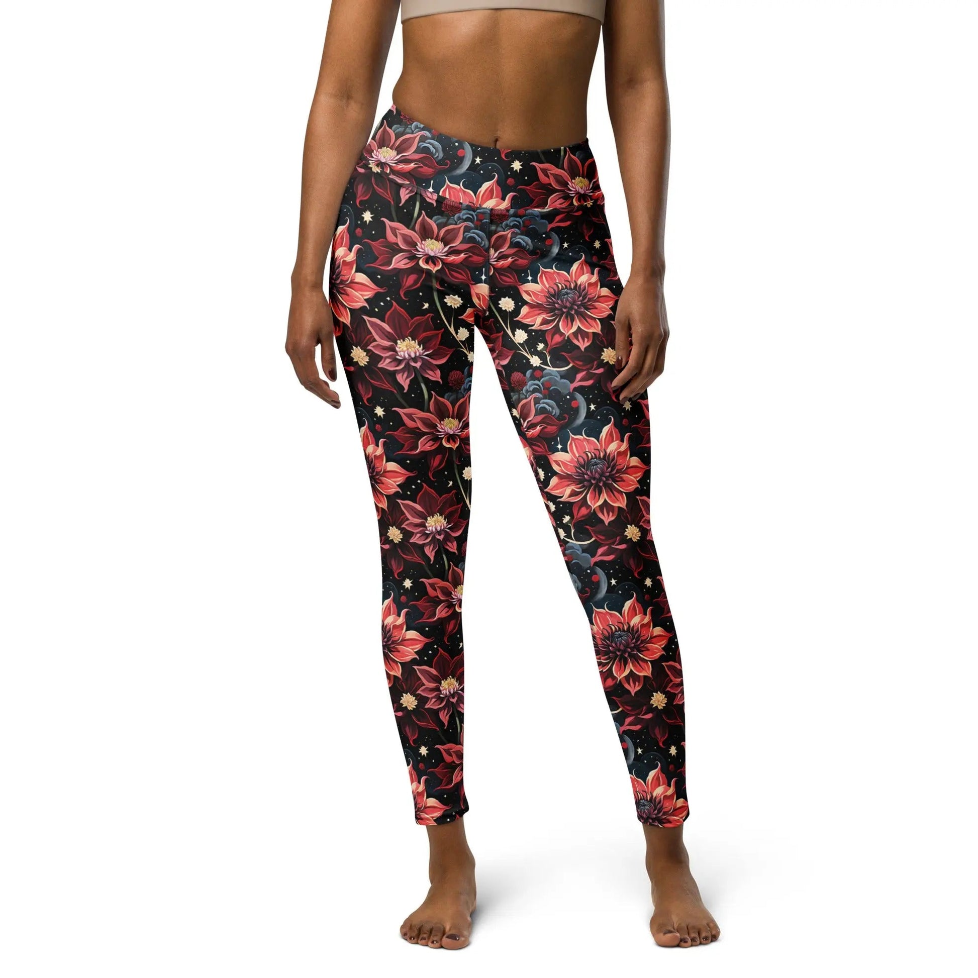 Twilight Dahlia Yoga Leggings