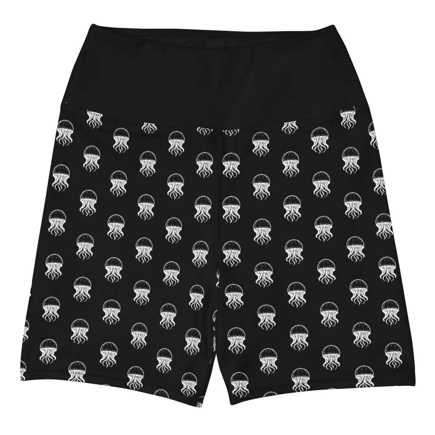 Yoga Shorts - Jellyfish Invaders | Eco-Friendly by Jelly Kvlt