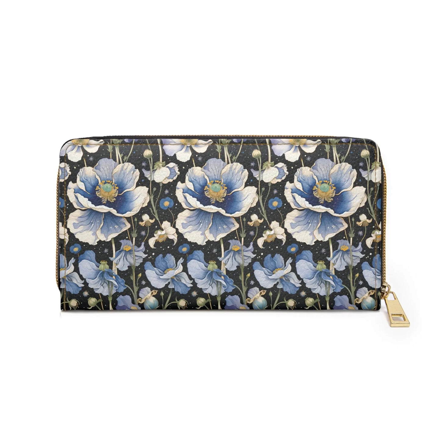 Zipper Wallet Nocturnal Poppy - by Jelly Kvlt