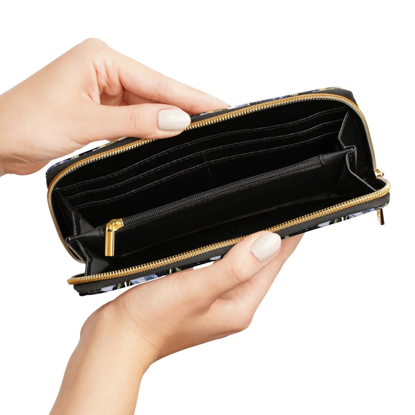 Zipper Wallet Nocturnal Poppy - by Jelly Kvlt