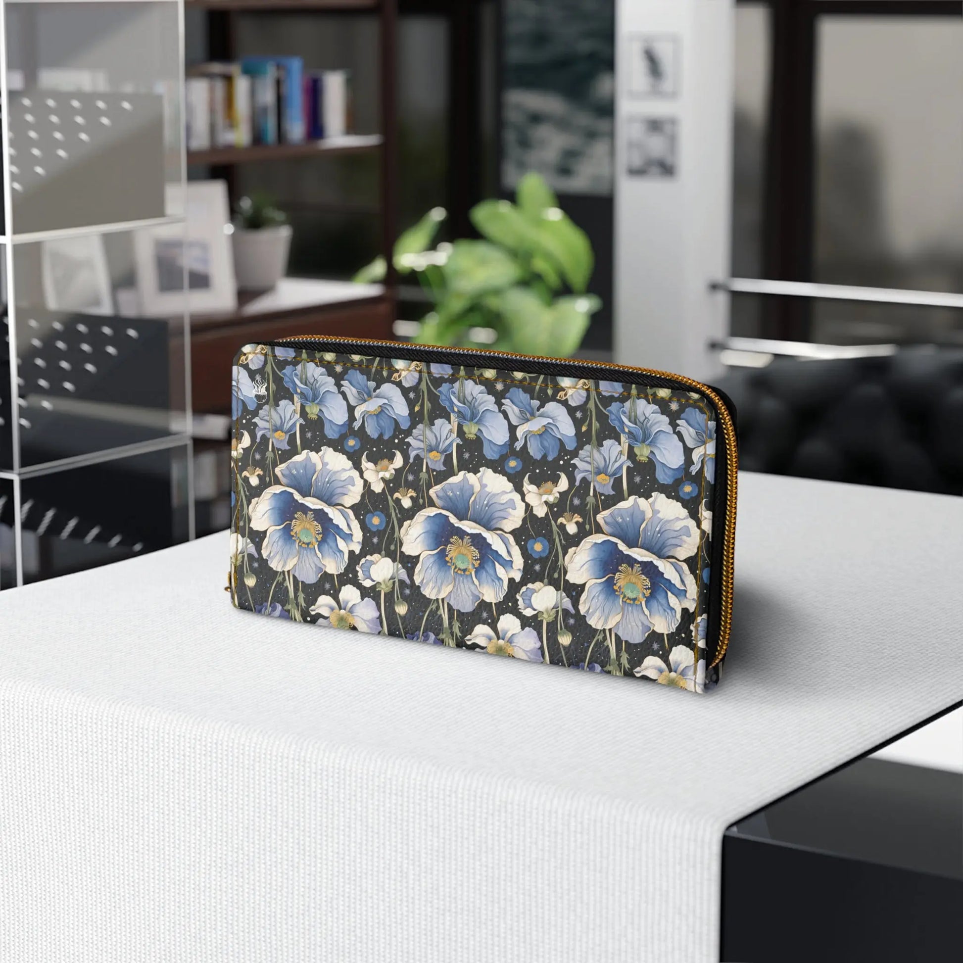 Zipper Wallet Nocturnal Poppy - by Jelly Kvlt