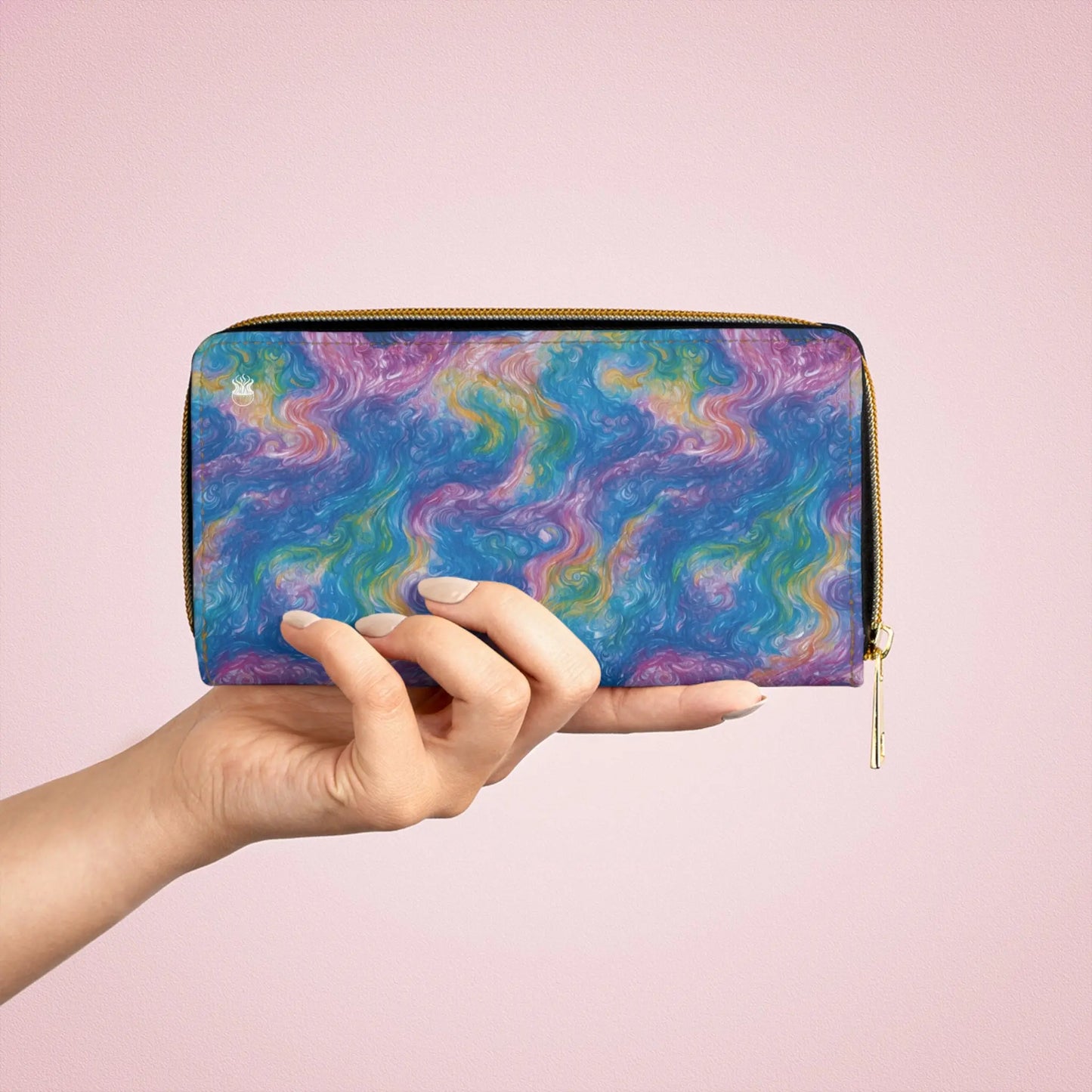 Zipper Wallet - Quantum Drift by Jelly Kvlt