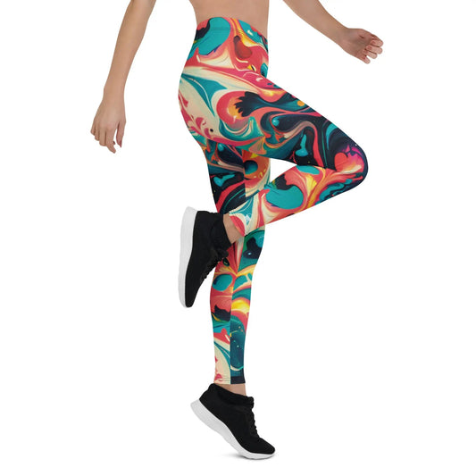 Mid-Rise Leggings - Celestial Splash | Comfortable & Stylish by Jelly Kvlt