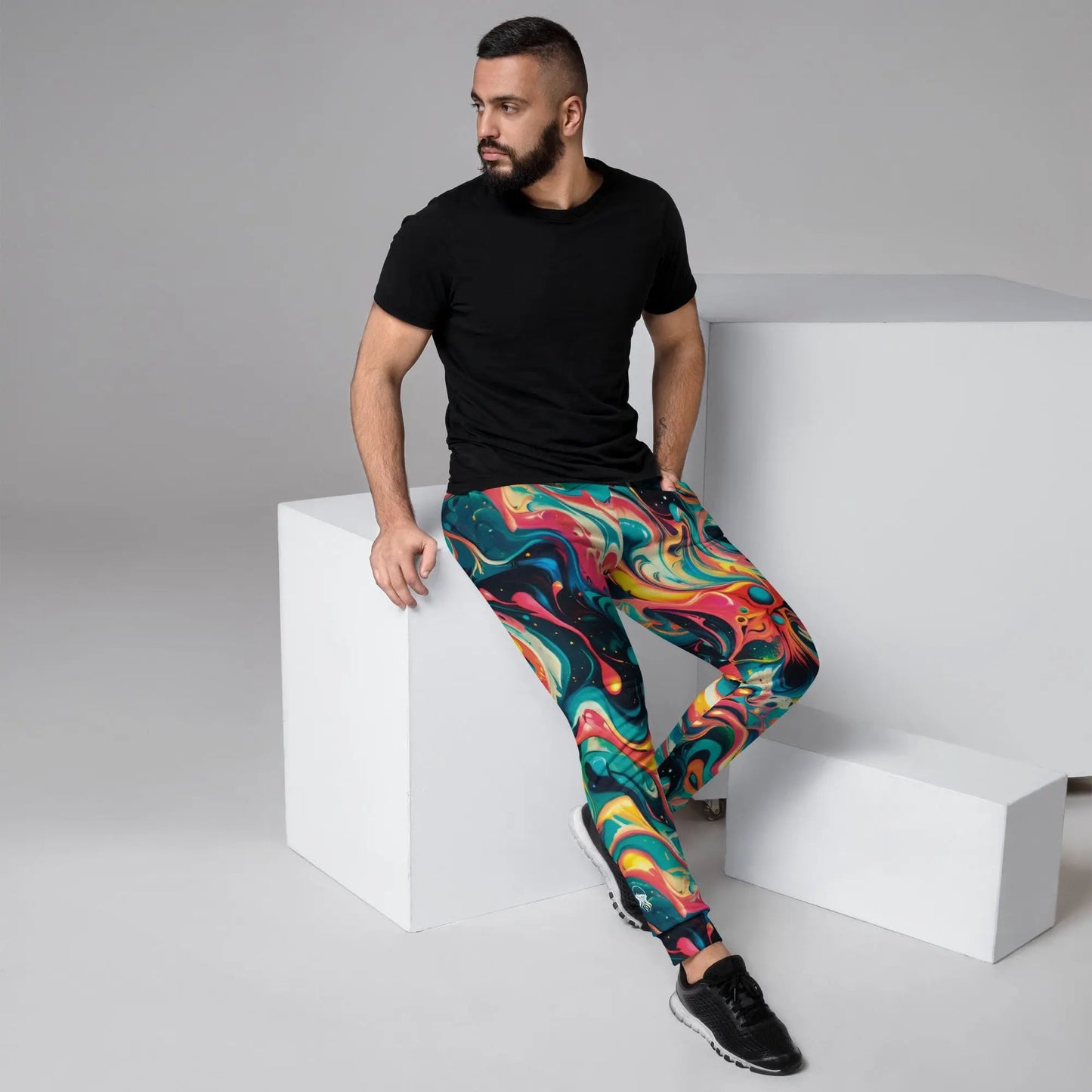 Men's Comfortable Joggers - Color Splash