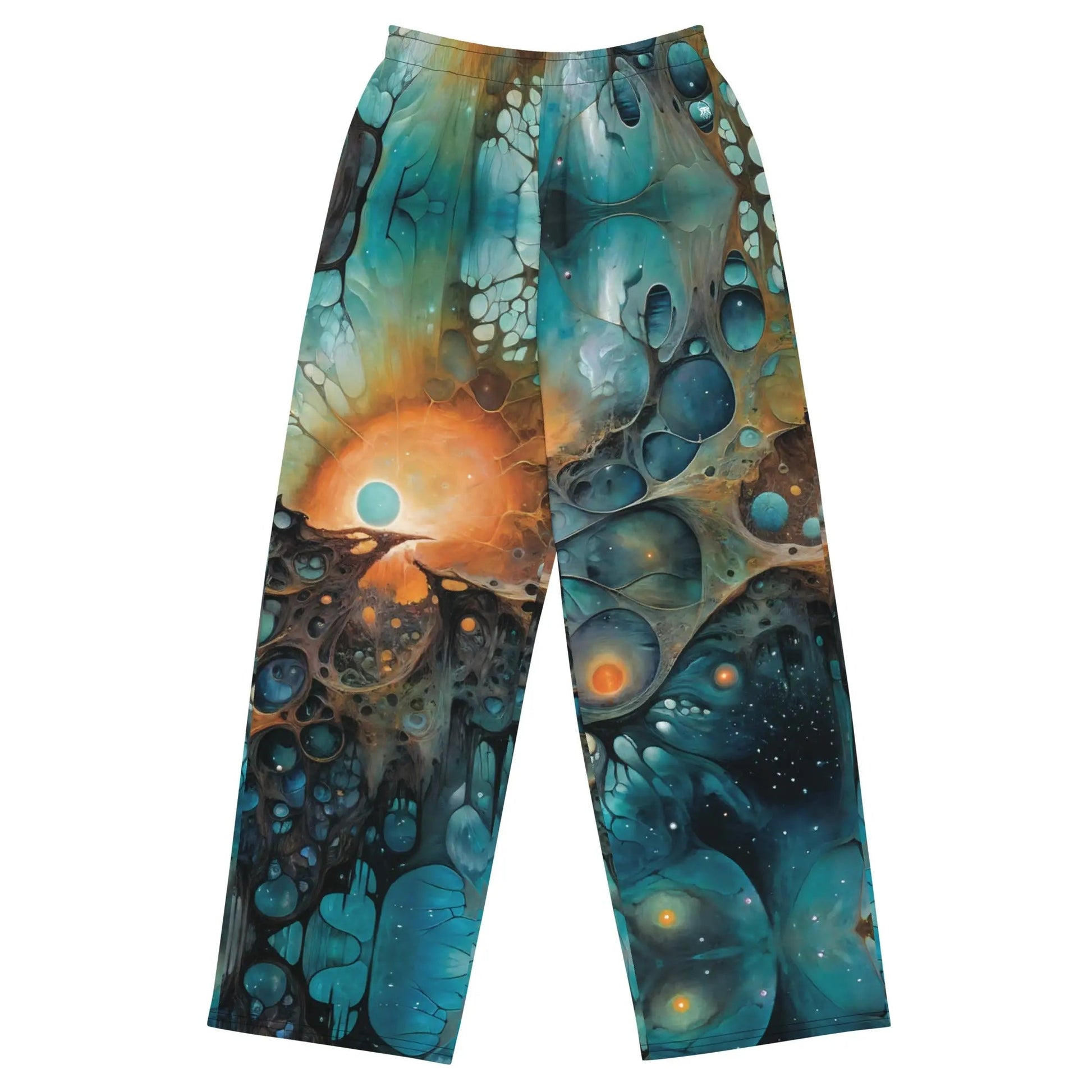 Wide-leg Pants - Chthonic Echoes - by Jelly Kvlt