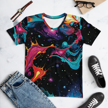 Women's T-shirt - Astral Tempest - by Jelly Kvlt