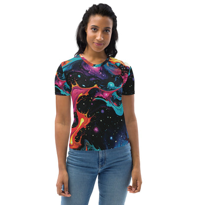 Women's T-shirt - Astral Tempest - by Jelly Kvlt