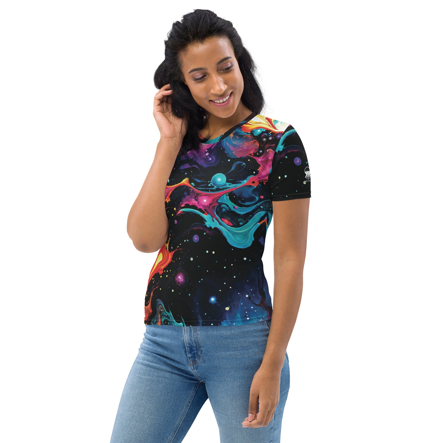 Women's T-shirt - Astral Tempest - by Jelly Kvlt