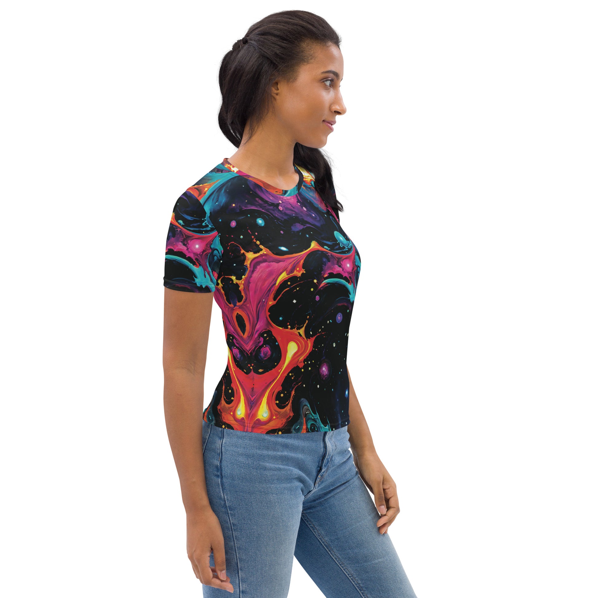 Women's T-shirt - Astral Tempest - by Jelly Kvlt