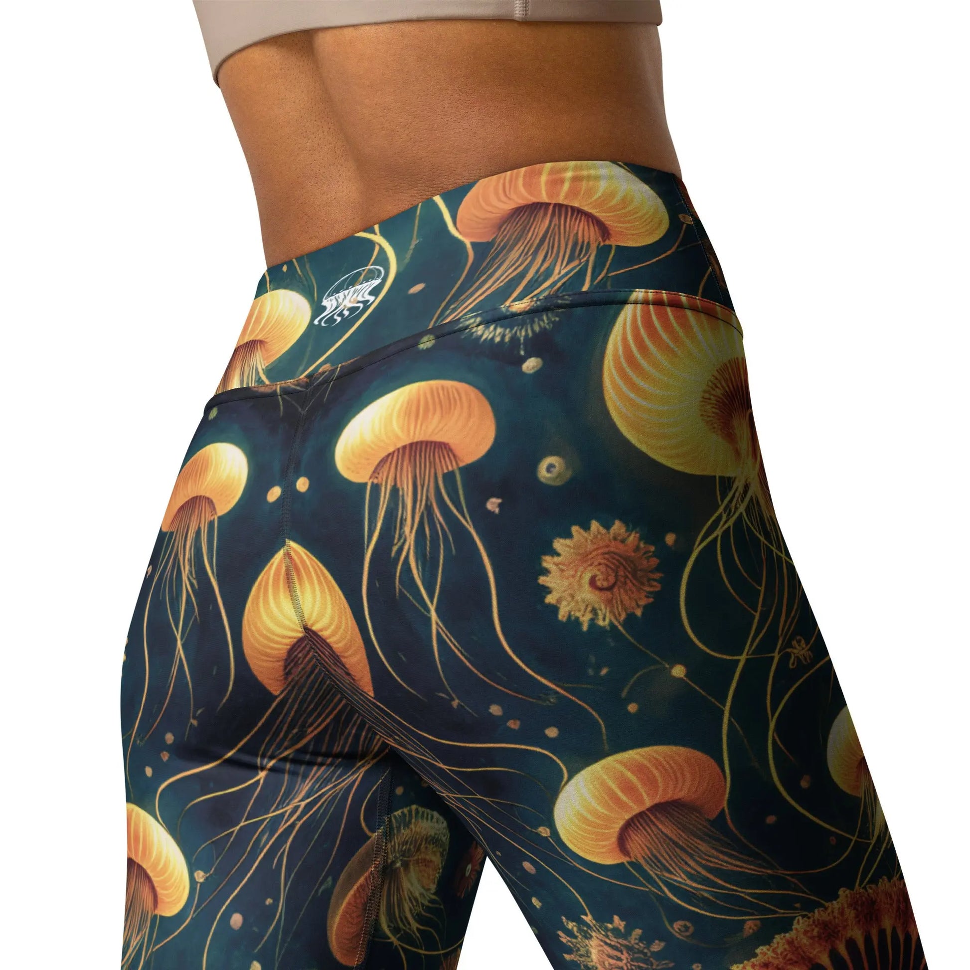 Yoga Leggings - Eldritch Ballet - by Jelly Kvlt