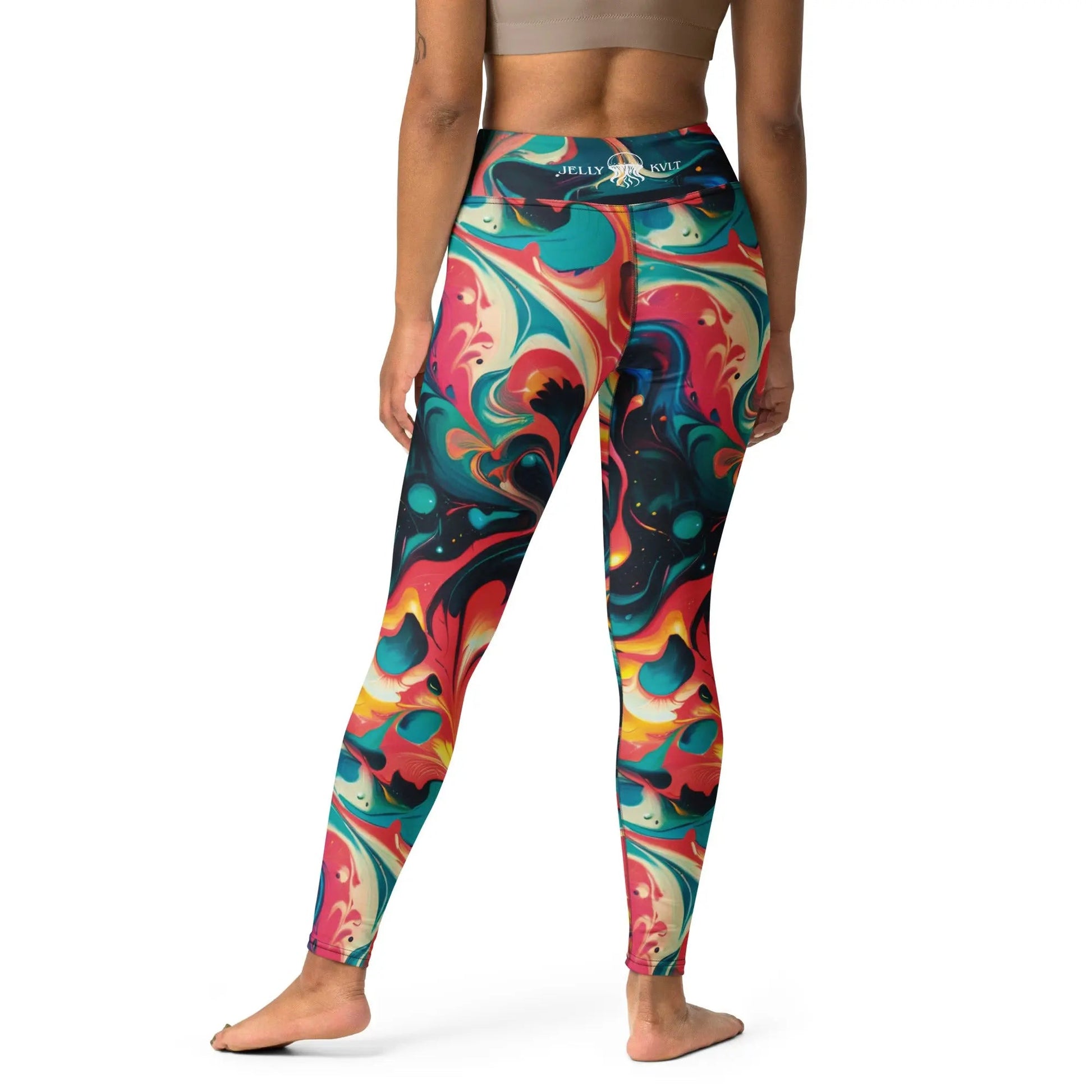 Yoga Leggings - Celestial Splash | Comfortable & Stylish by Jelly Kvlt