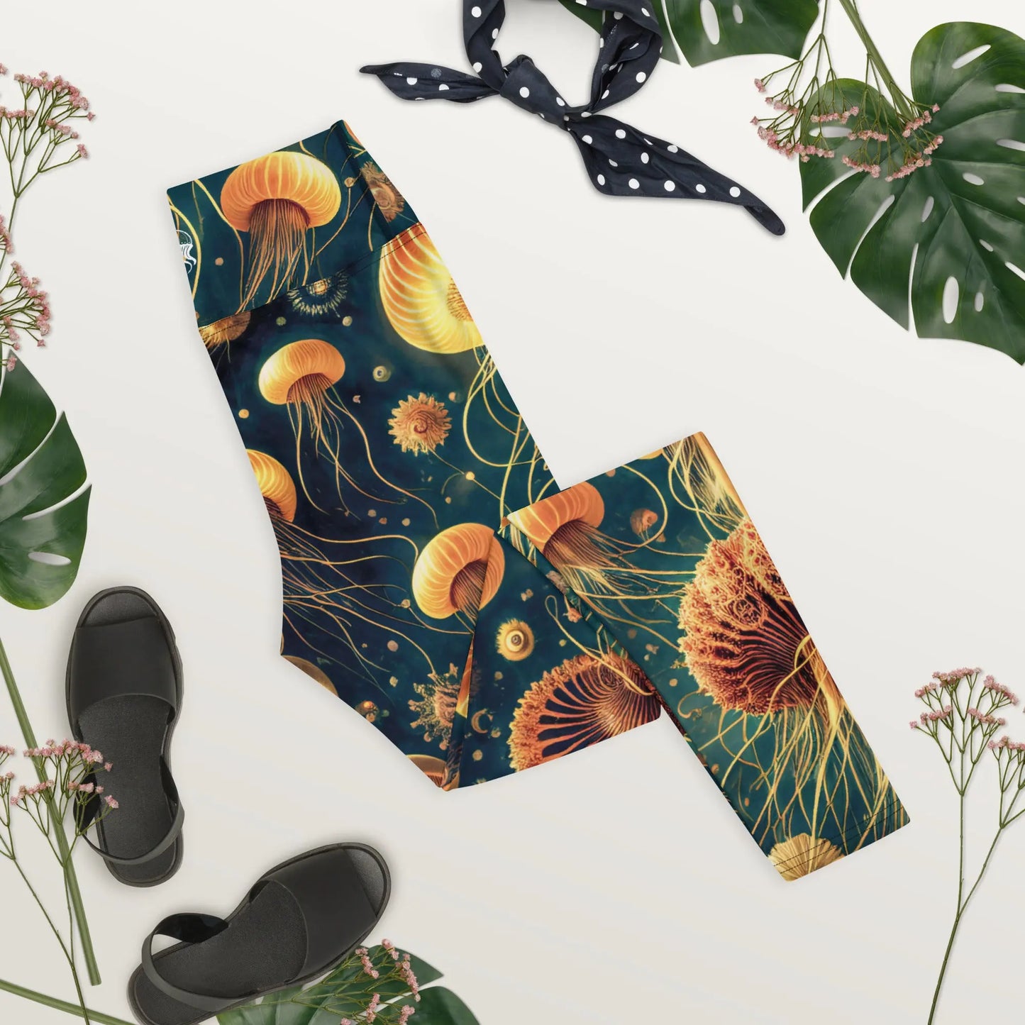 Yoga Leggings - Eldritch Ballet - by Jelly Kvlt