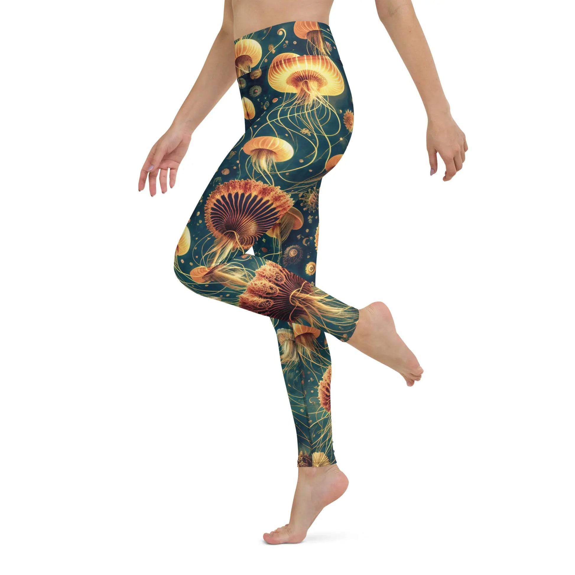 Yoga Leggings - Eldritch Ballet - by Jelly Kvlt