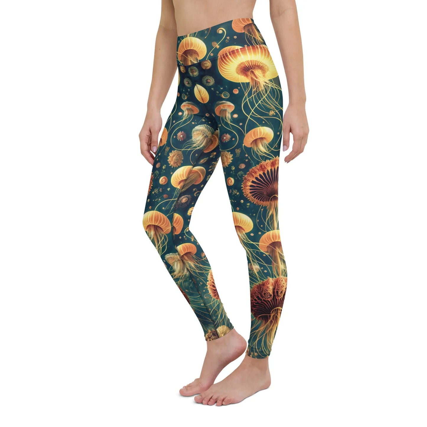 Yoga Leggings - Eldritch Ballet - by Jelly Kvlt