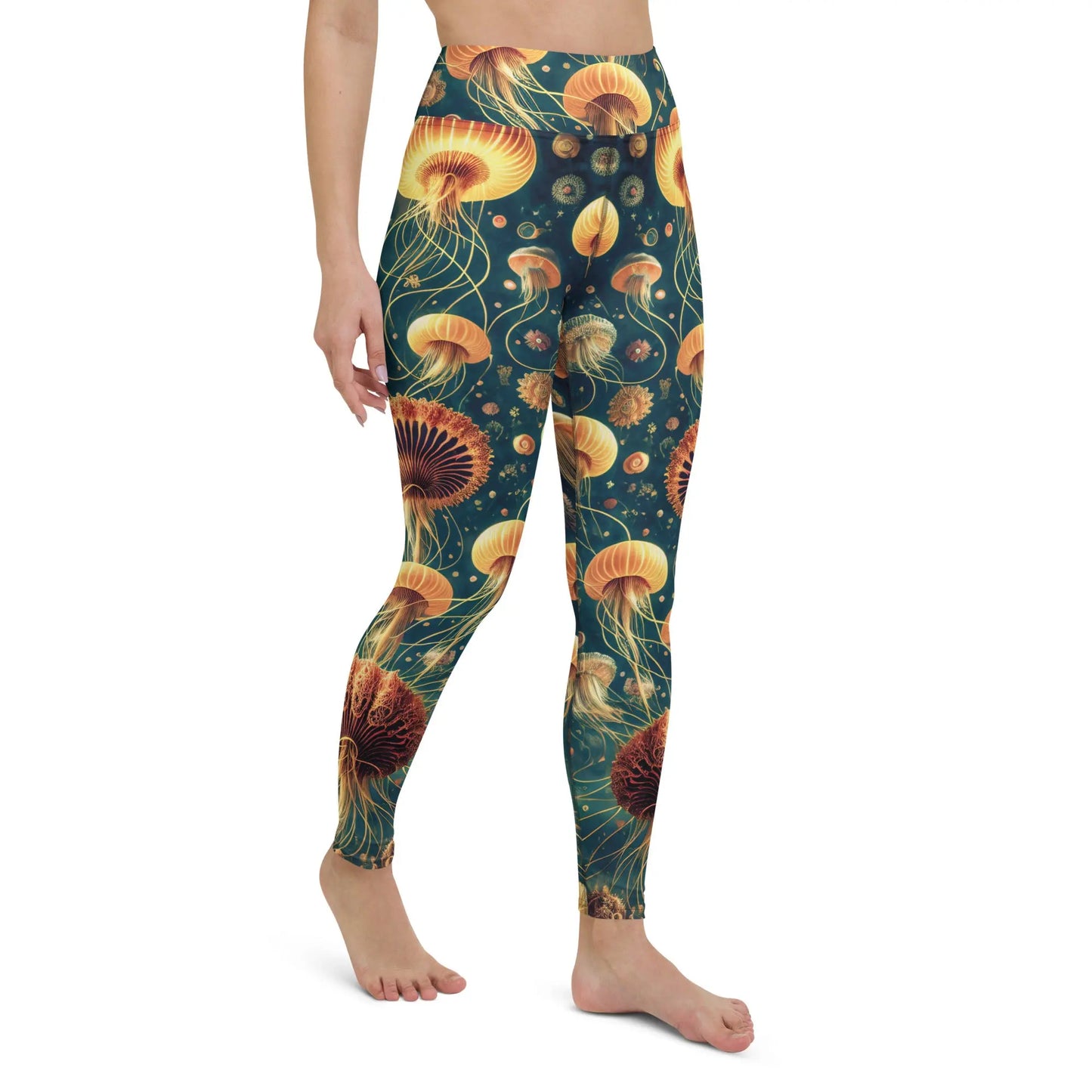 Yoga Leggings - Eldritch Ballet - by Jelly Kvlt