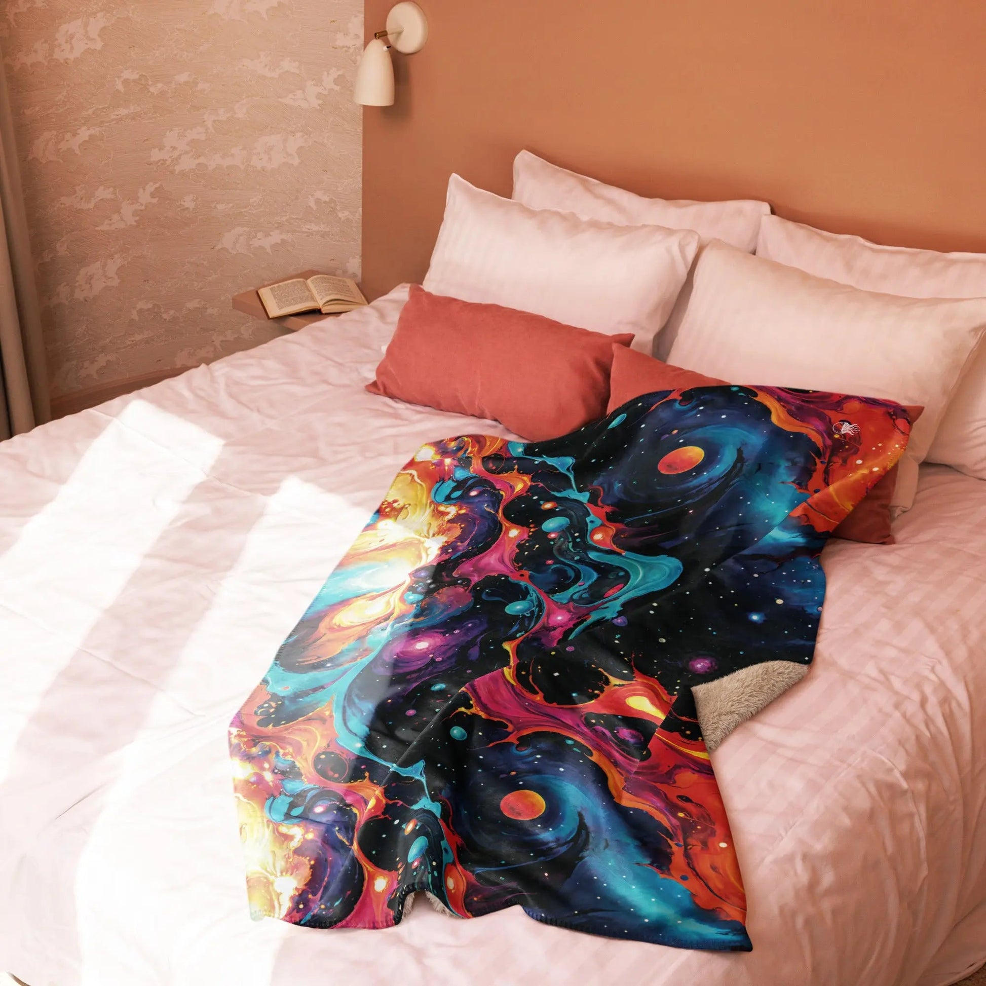 Astral Tempest Warm Sherpa Blanket - by Jelly Kvlt