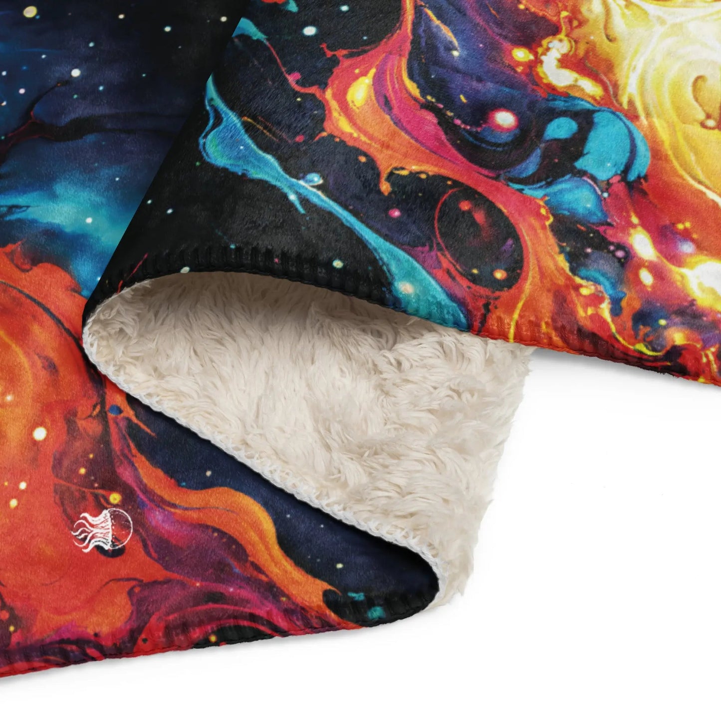 Astral Tempest Warm Sherpa Blanket - by Jelly Kvlt