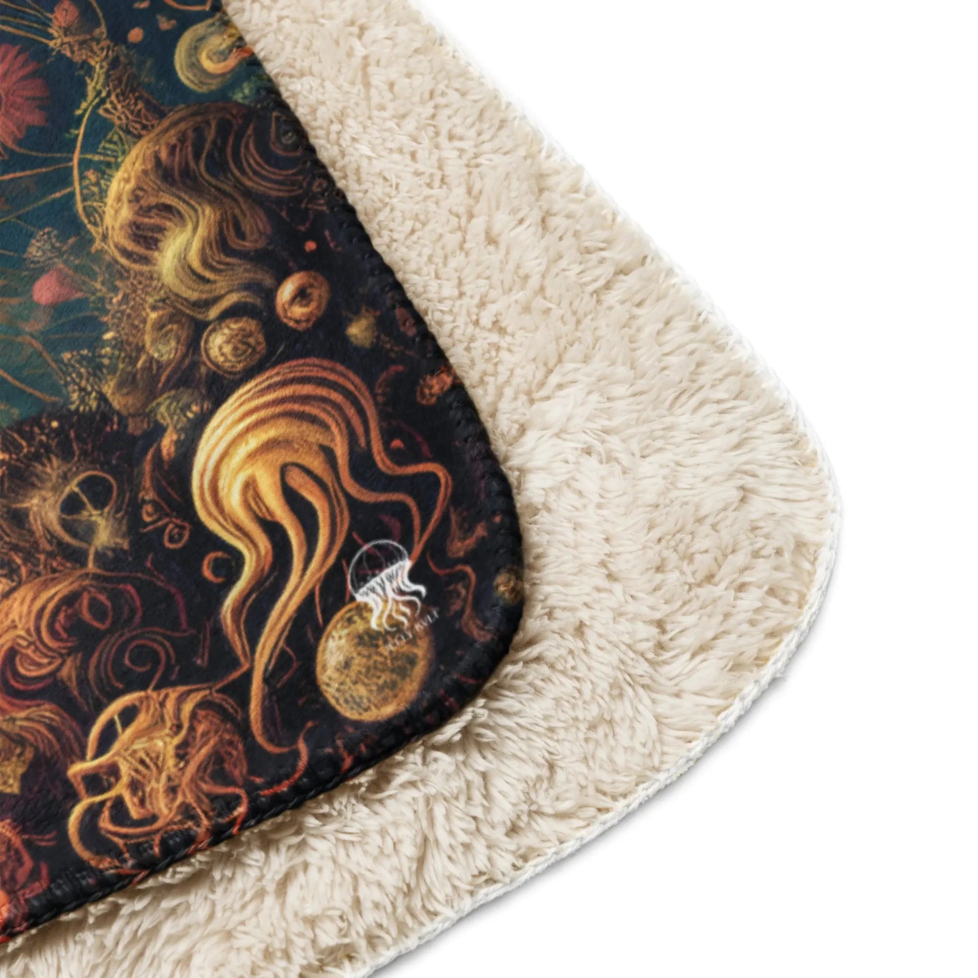 Eldritch Ballet Warm Sherpa Blanket - by Jelly Kvlt