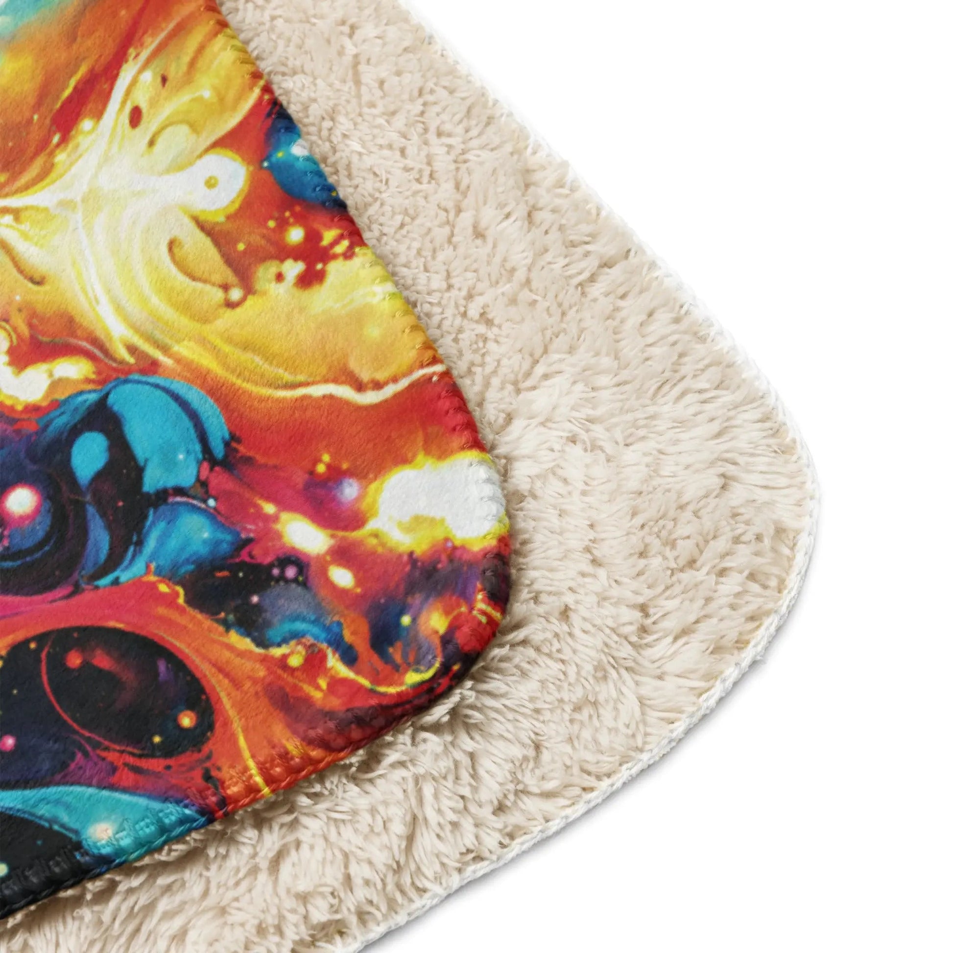 Astral Tempest Warm Sherpa Blanket - by Jelly Kvlt