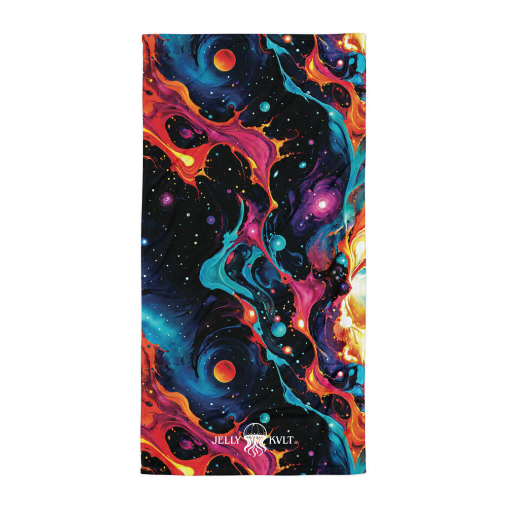 Beach Towel - Astral Tempest - by Jelly Kvlt